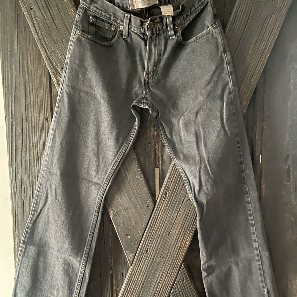 Levi's Gray Straight Jeans Classic Design